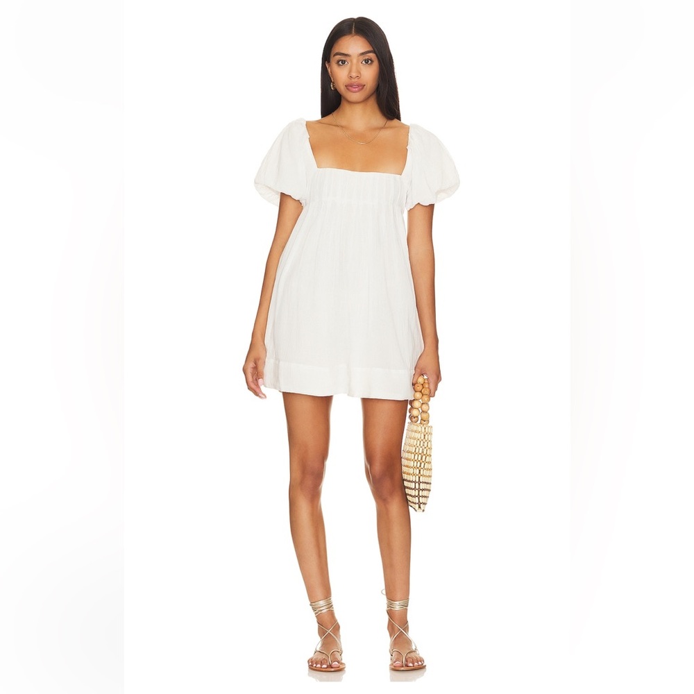Free People Mariana Mini Dress in Ivory size XS